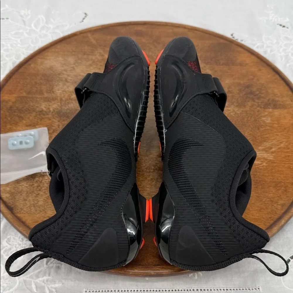 Nike Shoes Mens 6.5 Superrep Cycle Black Metallic Silver Hyper Crimson Bike